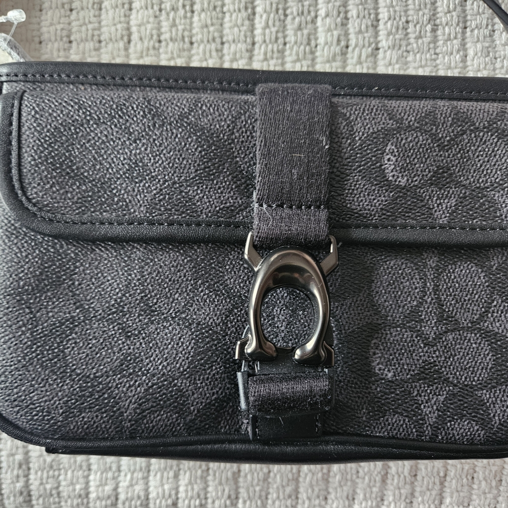 Coach Black Crossbody with Hardware